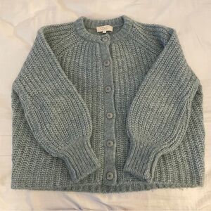 Sezane Emile Cardigan in Sea Mist (XS)